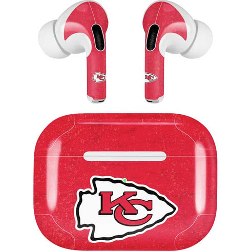 NFL Kansas City Chiefs Distressed Apple AirPods Pro Skin