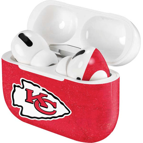 NFL Kansas City Chiefs Distressed Apple AirPods Pro Skin