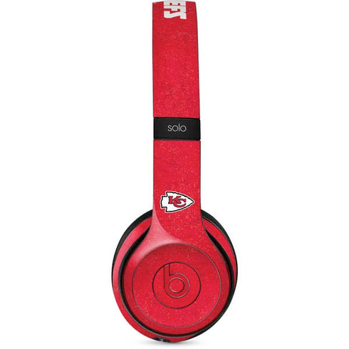 NFL Kansas City Chiefs Distressed Beats Solo 3 Wireless Skin