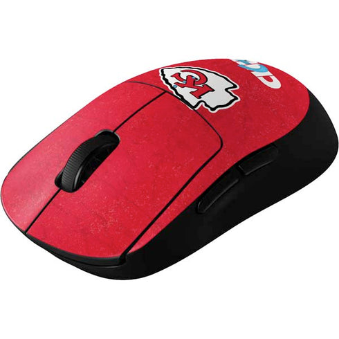NFL Kansas City Chiefs Distressed G Pro Wireless Gaming Mouse Skin