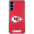 NFL Kansas City Chiefs Distressed Galaxy A35 5G Clear Case