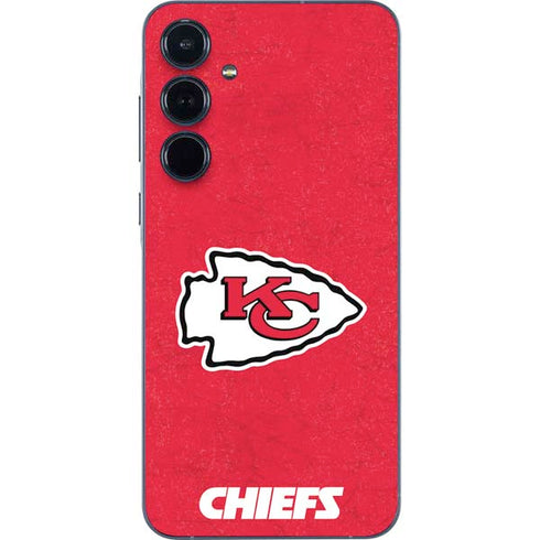 NFL Kansas City Chiefs Distressed Galaxy A36 5G Skin