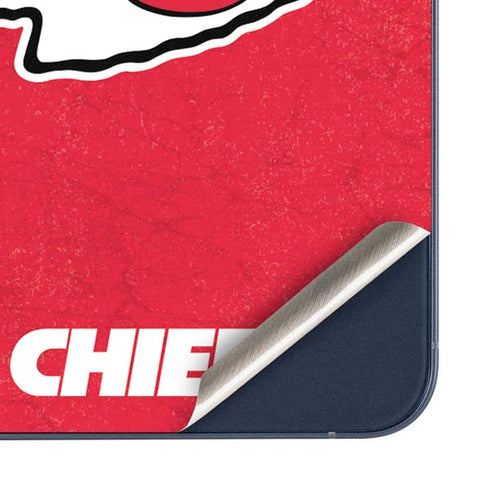 NFL Kansas City Chiefs Distressed Galaxy A36 5G Skin