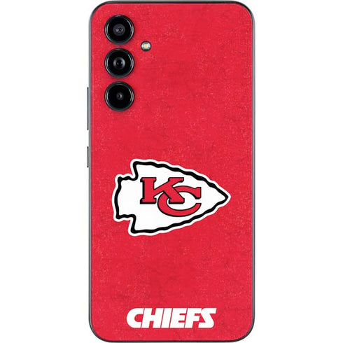 NFL Kansas City Chiefs Distressed Galaxy A54 5G Skin