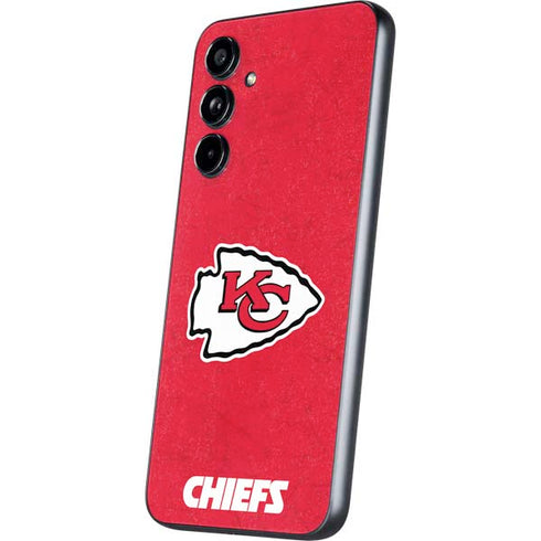 NFL Kansas City Chiefs Distressed Galaxy A54 5G Skin