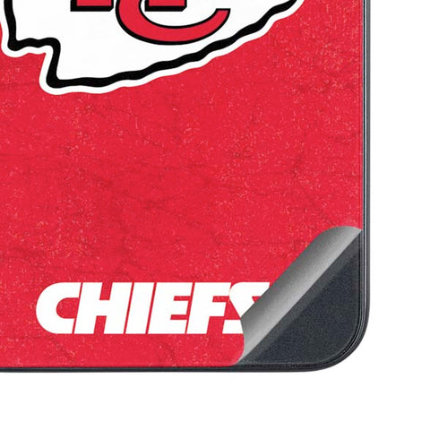 NFL Kansas City Chiefs Distressed Galaxy A54 5G Skin