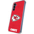 NFL Kansas City Chiefs Distressed Galaxy A55 5G Clear Case