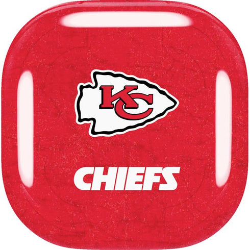 NFL Kansas City Chiefs Distressed Galaxy Buds Live Skin
