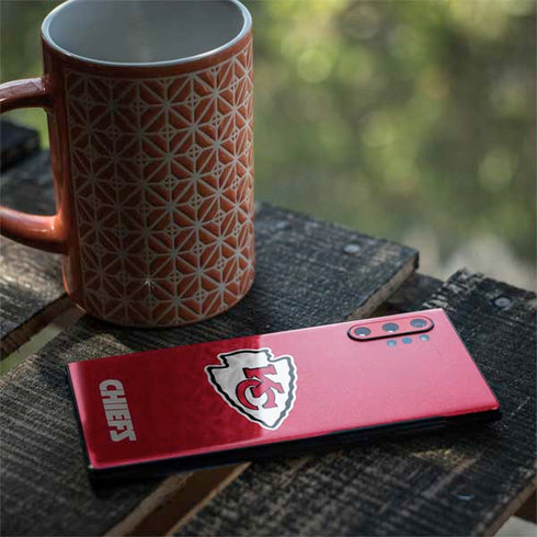 NFL Kansas City Chiefs Distressed Galaxy Note 10 Plus Skin