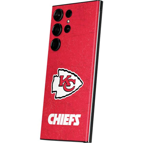 NFL Kansas City Chiefs Distressed Galaxy Skins