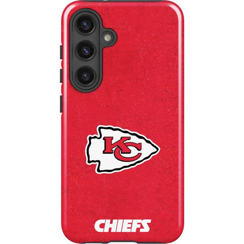 NFL Kansas City Chiefs Distressed Galaxy S25 Impact Case