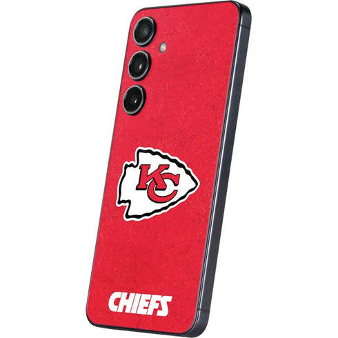NFL Kansas City Chiefs Distressed Galaxy S24 Plus Skin
