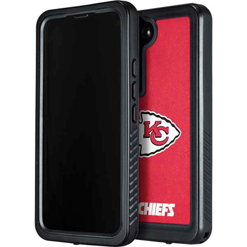 NFL Kansas City Chiefs Distressed Galaxy S24 Plus Waterproof Case