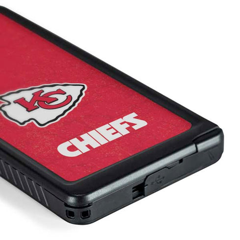 NFL Kansas City Chiefs Distressed Galaxy S24 Ultra Waterproof Case