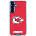 NFL Kansas City Chiefs Distressed Galaxy S25 Plus Clear Case