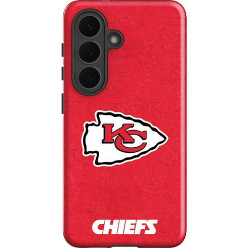 NFL Kansas City Chiefs Distressed Galaxy S26 Plus Impact Case
