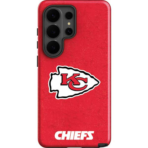 NFL Kansas City Chiefs Distressed Galaxy S26 Ultra Impact Case