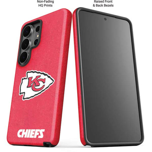 NFL Kansas City Chiefs Distressed Galaxy S26 Ultra Impact Case
