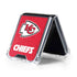 NFL Kansas City Chiefs Distressed Galaxy Z Flip5 5G Clear Case