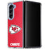 NFL Kansas City Chiefs Distressed Galaxy Z Fold5 5G Clear Case
