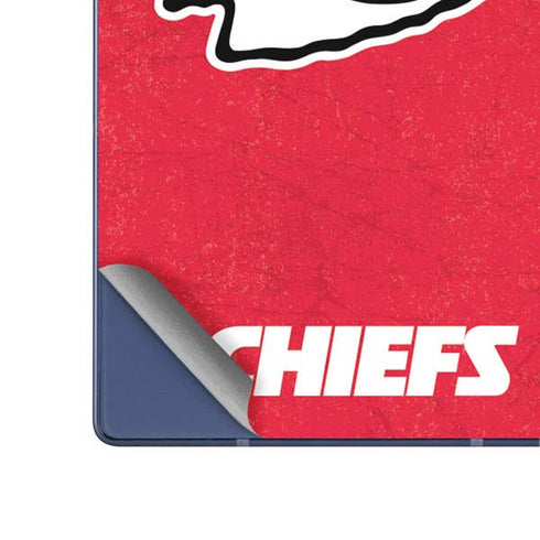 NFL Kansas City Chiefs Distressed Galaxy Z Fold6 Skin