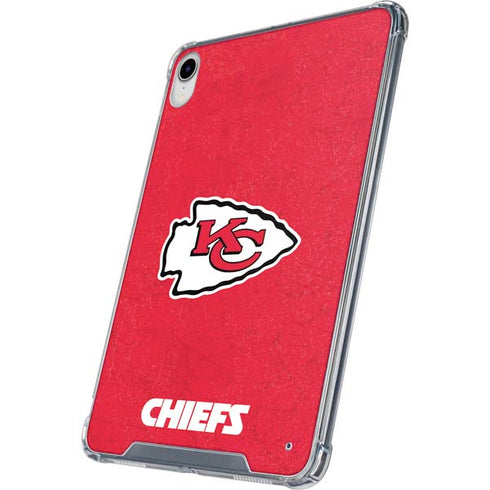 NFL Kansas City Chiefs Distressed iPad 11th Gen (2025) Clear Case