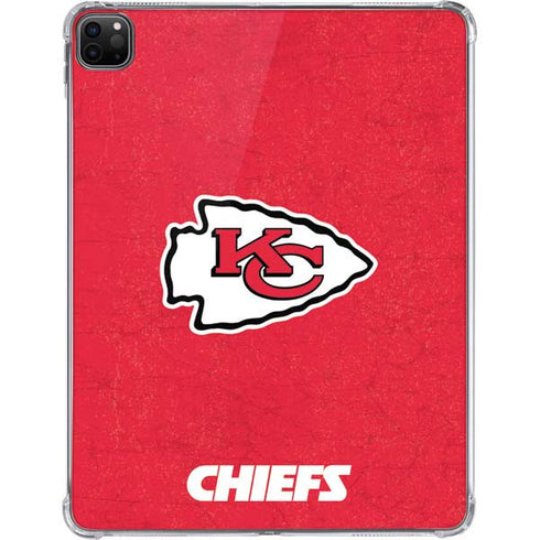 NFL Kansas City Chiefs Distressed iPad Pro 11in (2024) Clear Case