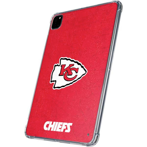 NFL Kansas City Chiefs Distressed iPad Pro 11in (2024) Clear Case