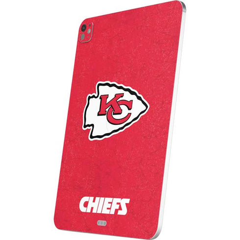 NFL Kansas City Chiefs Distressed iPad Pro 13in M4 (2024) Skin