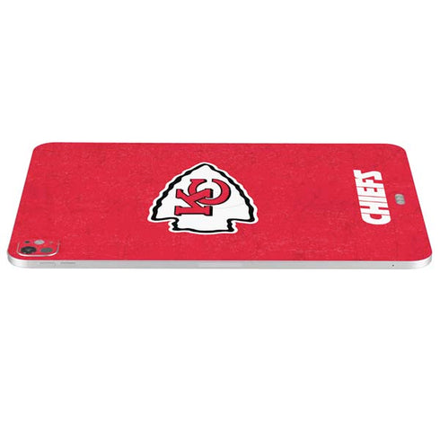 NFL Kansas City Chiefs Distressed iPad Pro 13in M4 (2024) Skin