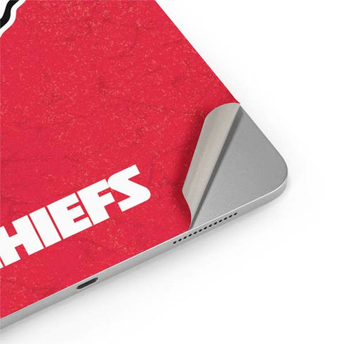 NFL Kansas City Chiefs Distressed iPad Pro 13in M4 (2024) Skin