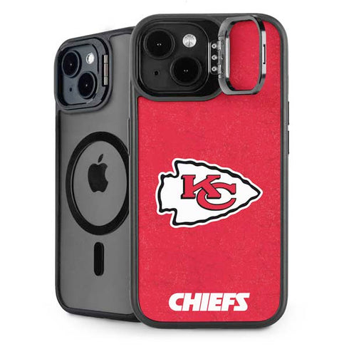 NFL Kansas City Chiefs Distressed iPhone 13 Kickstand Case