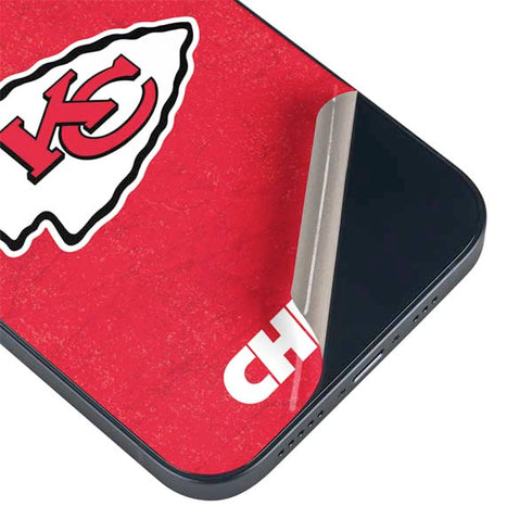 NFL Kansas City Chiefs Distressed iPhone Skins