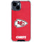 NFL Kansas City Chiefs Distressed iPhone 15 Clear Case