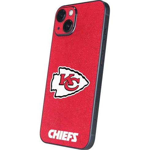 NFL Kansas City Chiefs Distressed iPhone 15 Skin