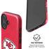 NFL Kansas City Chiefs Distressed iPhone 16 Magsafe Impact Case