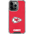 NFL Kansas City Chiefs Distressed iPhone 16 Pro Clear Case