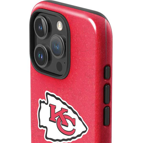 NFL Kansas City Chiefs Distressed iPhone 16 Pro Max Impact Case