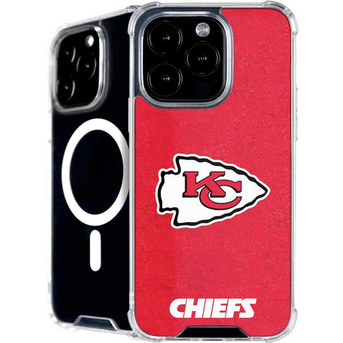 NFL Kansas City Chiefs Distressed iPhone 16 Pro Max MagSafe Case