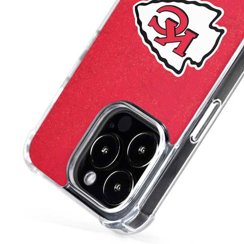 NFL Kansas City Chiefs Distressed iPhone 16 Pro Max MagSafe Case