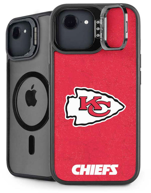 NFL Kansas City Chiefs Distressed iPhone 16e Kickstand Case