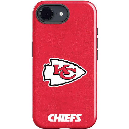 NFL Kansas City Chiefs Distressed iPhone 16e Impact Case