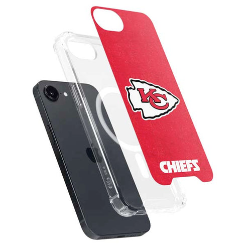 NFL Kansas City Chiefs Distressed iPhone 16e MagSafe Case