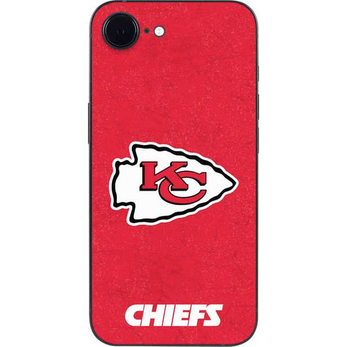 NFL Kansas City Chiefs Distressed iPhone 16e Skin