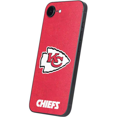 NFL Kansas City Chiefs Distressed iPhone 16e Skin