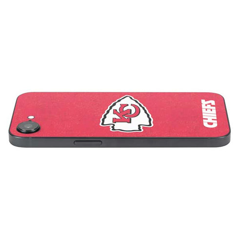 NFL Kansas City Chiefs Distressed iPhone 16e Skin