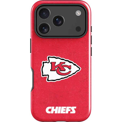 NFL Kansas City Chiefs Distressed iPhone 18 Pro Impact Case