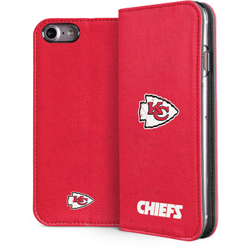 NFL Kansas City Chiefs Distressed iPhone 8 Folio Case