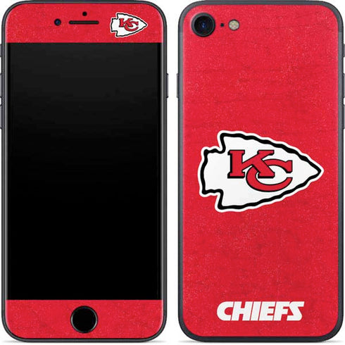 NFL Kansas City Chiefs Distressed iPhone 8 Skin