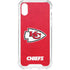 NFL Kansas City Chiefs Distressed iPhone XS Clear Case